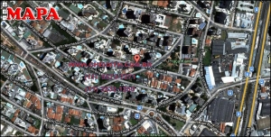 Chácara Klabin - Mapa com a localização do Apartamento Jean Les Pins, Jean Les Pins Klabin Condomínio